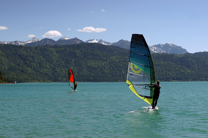 Walchensee Windsurfen